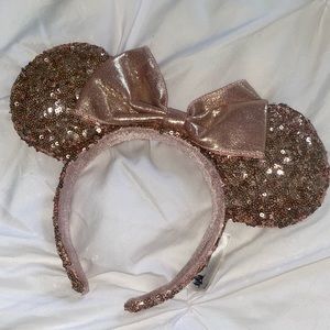 rose gold minnie ears